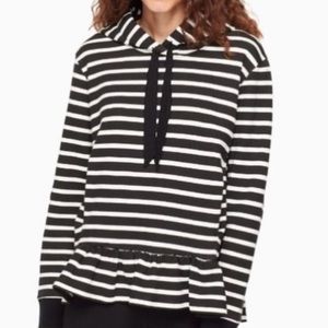 Kate Spade ♠️ Brooke street peplum hoodie |s|